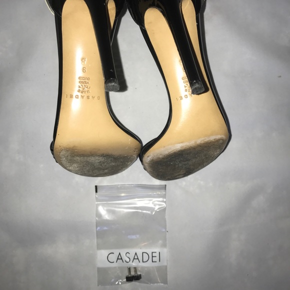 Casadei shoes size 9 with extra heel tips. - Picture 5 of 5